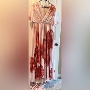 Elegant Floral Maxi Dress